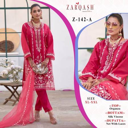 Z 142 By Zarqash Designer Readymade Pakistani Suits Catalog
